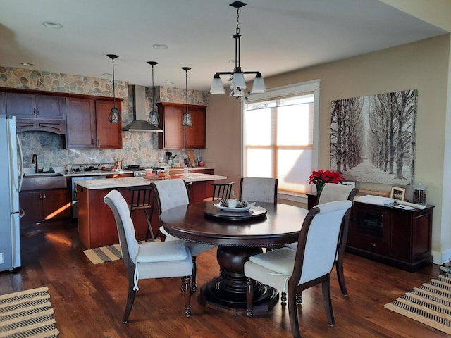 220 Bear Crawl Rd Unit Rb 28, Jasper, TN 37347 - dining room with dark wood-type flooring
