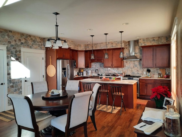 220 Bear Crawl Rd Unit Rb 28, Jasper, TN 37347 - dining room featuring dark wood-style floors