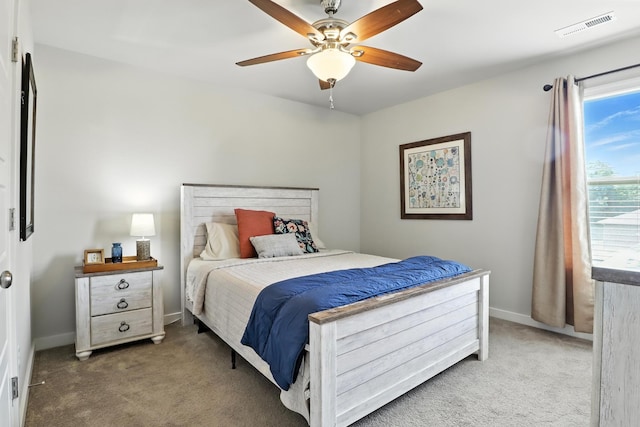 3154 Rift Ln, Murfreesboro, TN 37130 - bedroom with light carpet and a ceiling fan