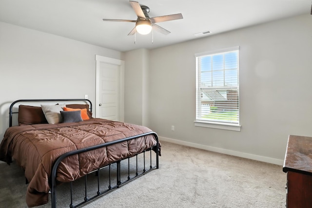 3154 Rift Ln, Murfreesboro, TN 37130 - carpeted bedroom with baseboards and ceiling fan