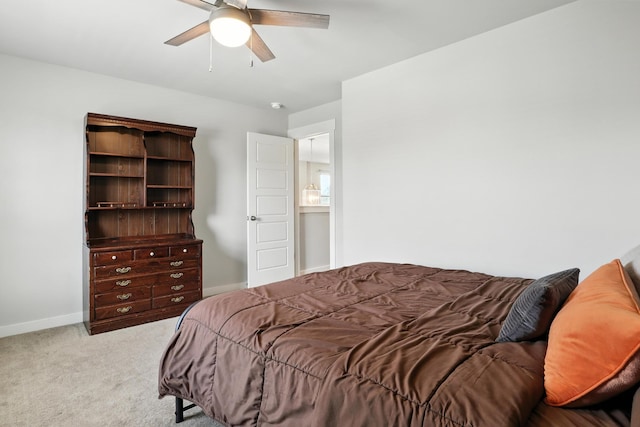 3154 Rift Ln, Murfreesboro, TN 37130 - bedroom featuring light carpet and ceiling fan
