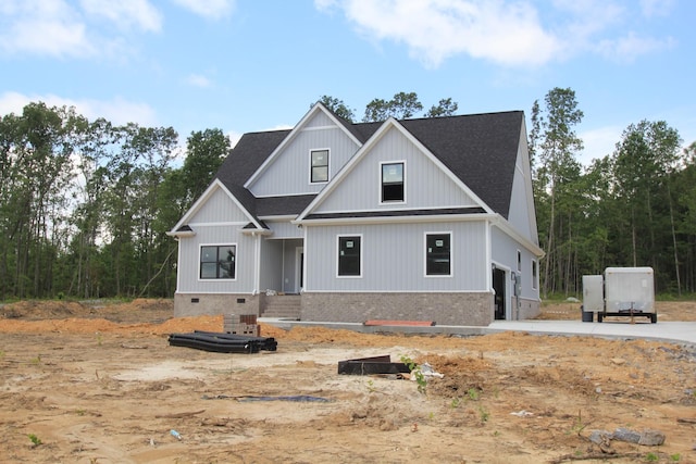 333 Brinkley Rd, Wartrace, TN 37183 - modern farmhouse with brick siding and a shingled roof