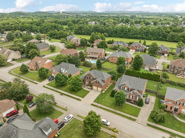 1011 Brixworth Dr, Thompsons Station, TN 37179 - aerial perspective of suburban area