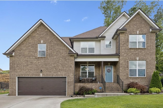 718 Excalibur Ct, Smyrna, TN 37167 - view of front of property featuring a garage, brick siding, and driveway