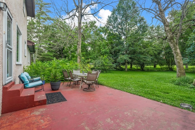 104 Chapman Dr, Lebanon, TN 37087 - view of patio featuring outdoor dining area