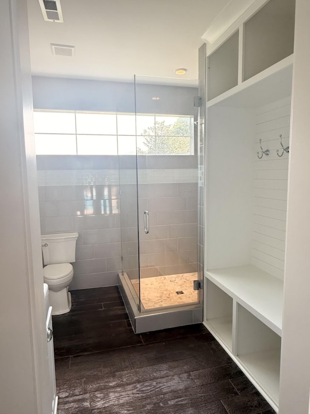 1430 Avellino Cir, Murfreesboro, TN 37130 - bathroom with wood-type flooring and a stall shower