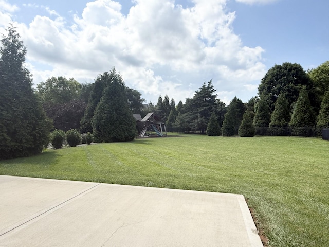 1430 Avellino Cir, Murfreesboro, TN 37130 - view of grassy yard featuring a playground and a patio