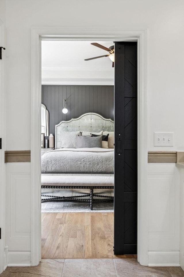 967 Nashs Nook, Columbia, TN 38401 - bedroom featuring ceiling fan and wood finished floors