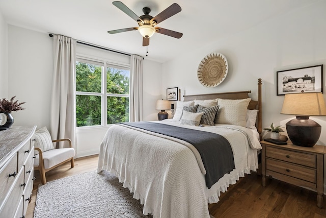 967 Nashs Nook, Columbia, TN 38401 - bedroom featuring wood finished floors and ceiling fan