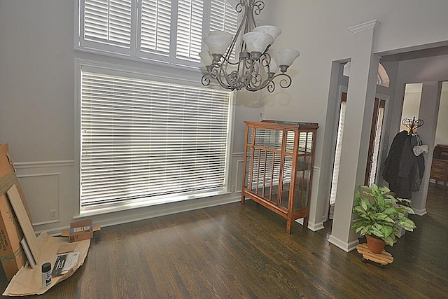 502 Johnstown Dr, Smyrna, TN 37167 - dining area with a chandelier and wood finished floors