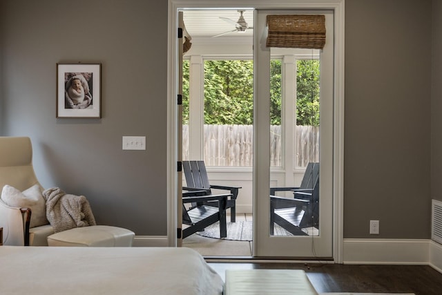 1014B Noelton Ave, Nashville, TN 37204 - bedroom with baseboards and wood finished floors