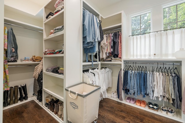 1014B Noelton Ave, Nashville, TN 37204 - walk in closet featuring wood finished floors