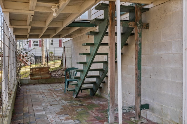 2220 Potts Camp Rd, Smithville, TN 37166 - view of patio with stairs