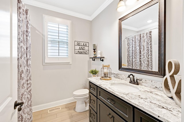 2003 Imagine Cir, Spring Hill, TN 37174 - bathroom featuring vanity, crown molding, and wood finished floors