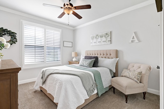 2003 Imagine Cir, Spring Hill, TN 37174 - carpeted bedroom with ornamental molding and ceiling fan
