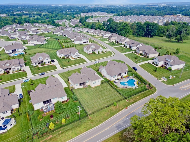 2003 Imagine Cir, Spring Hill, TN 37174 - aerial view of residential area featuring a pool