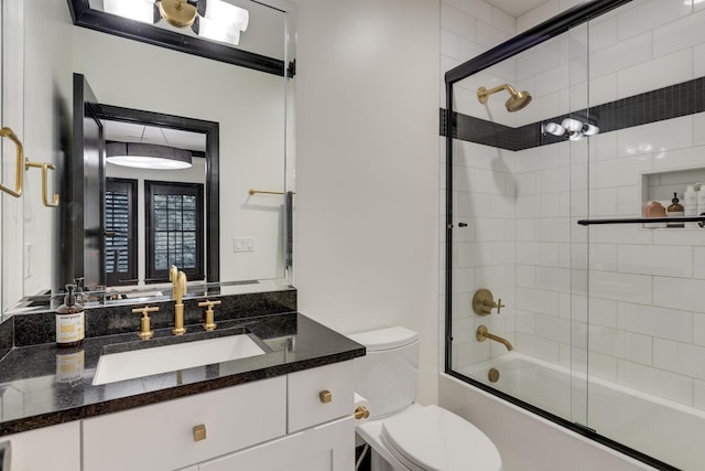 325 Fairpark Ct, Franklin, TN 37064 - bathroom with shower / bath combination with glass door and vanity