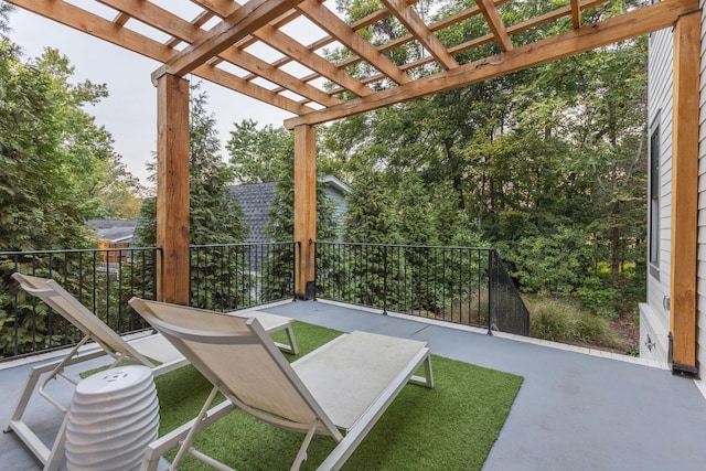 325 Fairpark Ct, Franklin, TN 37064 - view of patio / terrace with a pergola