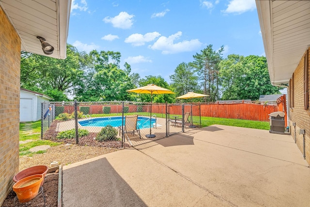 3509 Lafayette Rd, Hopkinsville, KY 42240 - view of pool with a patio and a fenced backyard