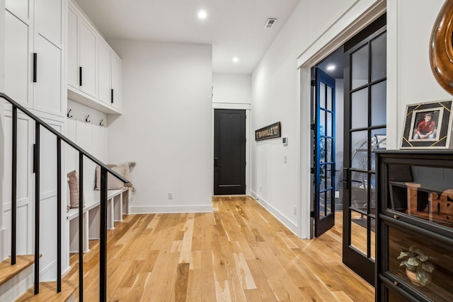 1514 Tyne Blvd, Nashville, TN 37215 - foyer with light wood-style flooring and recessed lighting