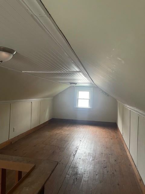 764 Center St, Lewisburg, TN 37091 - additional living space with wood-type flooring and lofted ceiling