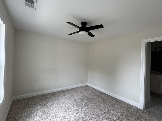 696 Castle Heights Ave, Lebanon, TN 37087 - carpeted empty room with ceiling fan and baseboards