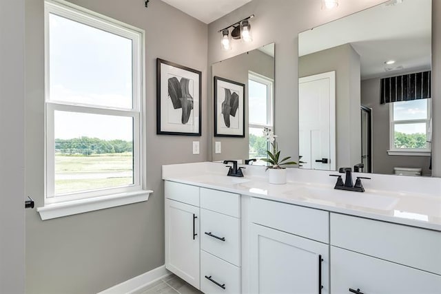 4000 Gaskill Dr Unit 122A, Smyrna, TN 37167 - bathroom with double vanity and plenty of natural light