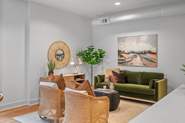201 S 11th St, Nashville, TN 37206 - living room with wood finished floors and recessed lighting