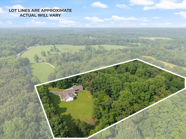 191 Spicer Rd, Burns, TN 37029 - view of property location with a forest and property parcel outlined