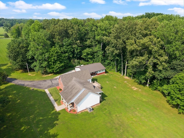 191 Spicer Rd, Burns, TN 37029 - view from above of property with a forest