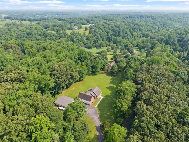 191 Spicer Rd, Burns, TN 37029 - bird's eye view of a heavily wooded area