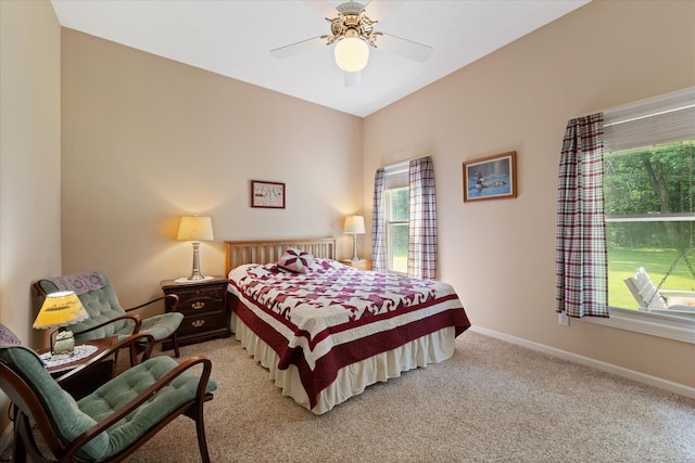 191 Spicer Rd, Burns, TN 37029 - bedroom with light carpet and ceiling fan
