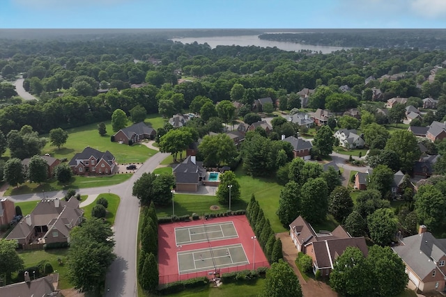 4016 Brandywine Pointe Blvd, Old Hickory, TN 37138 - aerial view of residential area with a large body of water