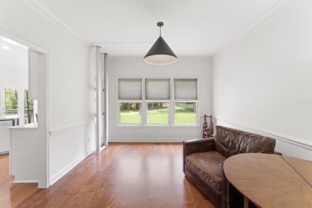 4016 Brandywine Pointe Blvd, Old Hickory, TN 37138 - sitting room featuring healthy amount of natural light, wood finished floors, and crown molding