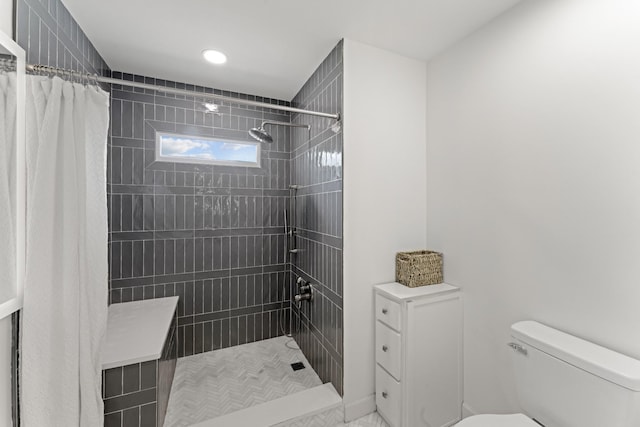 4016 Brandywine Pointe Blvd, Old Hickory, TN 37138 - full bathroom with tiled shower and recessed lighting