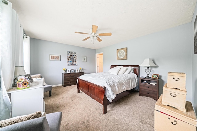 258 Green Meadow Dr, Smithville, TN 37166 - bedroom with carpet flooring and a ceiling fan