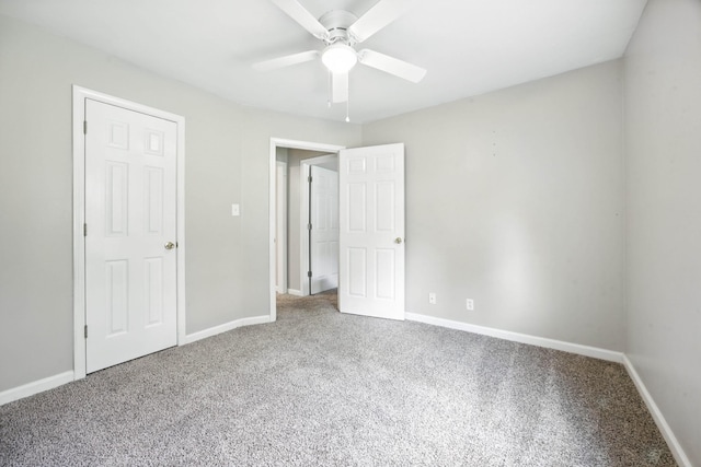 1812 Carneal Ln, Oak Grove, KY 42262 - unfurnished bedroom featuring carpet floors and ceiling fan