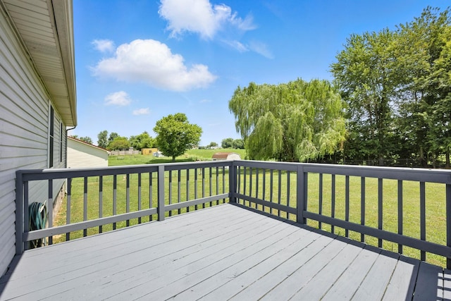 1812 Carneal Ln, Oak Grove, KY 42262 - deck featuring a lawn