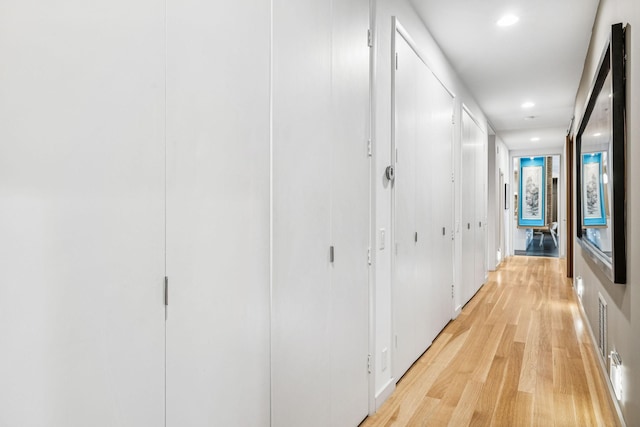 1091 Lynnwood Blvd, Nashville, TN 37215 - corridor with light wood finished floors and recessed lighting
