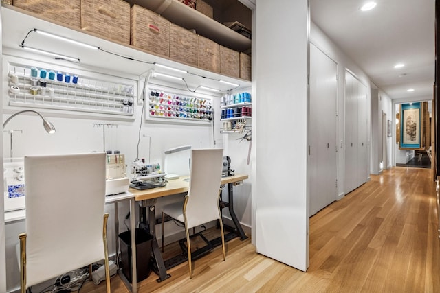 1091 Lynnwood Blvd, Nashville, TN 37215 - office with light wood-type flooring and recessed lighting