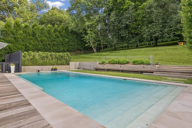 1091 Lynnwood Blvd, Nashville, TN 37215 - view of swimming pool with a fenced backyard