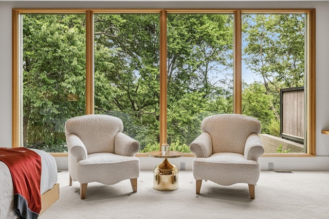1091 Lynnwood Blvd, Nashville, TN 37215 - living area with view of scattered trees and carpet flooring