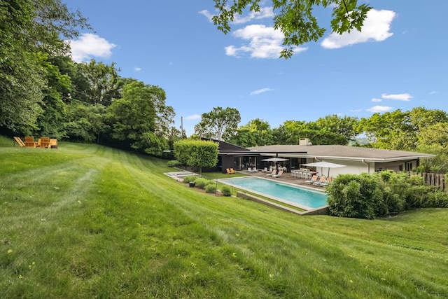 1091 Lynnwood Blvd, Nashville, TN 37215 - swimming pool featuring a yard