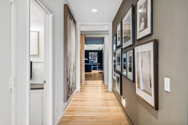 1091 Lynnwood Blvd, Nashville, TN 37215 - hall with light wood-style flooring and baseboards