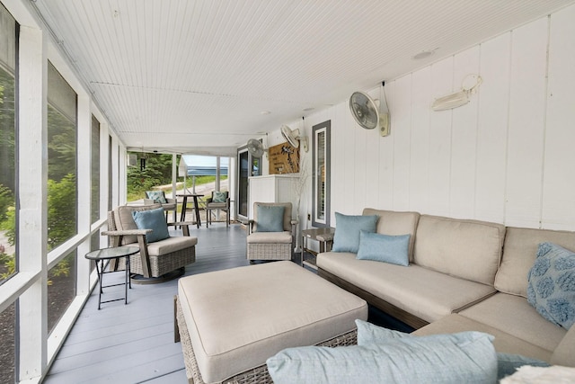 617 Still Point Rd, Smithville, TN 37166 - sunroom / solarium with an outdoor living space
