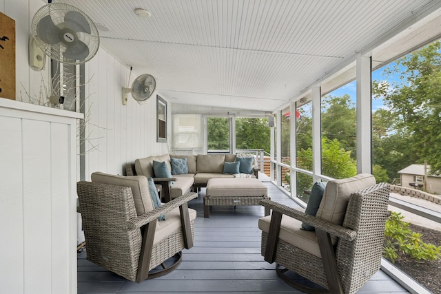 617 Still Point Rd, Smithville, TN 37166 - sunroom featuring healthy amount of natural light and an outdoor hangout area