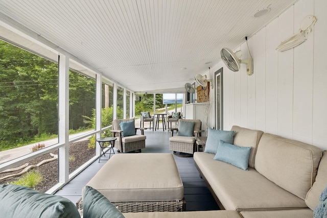 617 Still Point Rd, Smithville, TN 37166 - sunroom / solarium with an outdoor living space