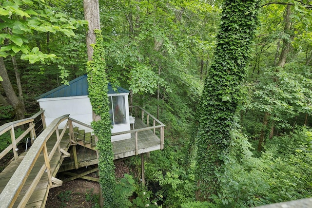617 Still Point Rd, Smithville, TN 37166 - view of yard with a forest view