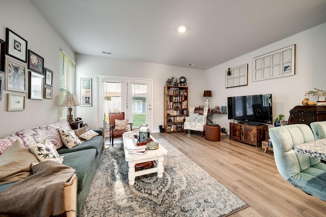 701 Dallas Dr, Columbia, TN 38401 - living room featuring wood finished floors and recessed lighting