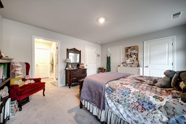 701 Dallas Dr, Columbia, TN 38401 - bedroom featuring light carpet and ensuite bathroom